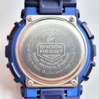 Casio G-Shock GA-110FC-2AJF Navy Blue Orange Green Analog Digital Watch