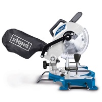 Workzone 8 Inch Mitre Saw 60120 1500W Laser Guide Carbide Blade Dust Bag