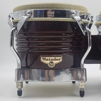 Matador LP Wood Bongos Set Latin Percussion Drums with Carry Bag and Tool