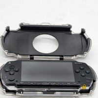 Sony PlayStation PSP-1002 Black Handheld Console with Charger and Case