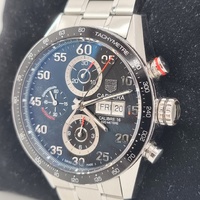 TAG Heuer Carrera CV2A10 Black Dial Mens Automatic Chronograph Watch