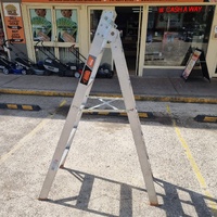Rhino DDP06-150 Dual Purpose Ladder 1.8m-3.3m 150kg Industrial Grade