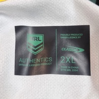 NRL Authentics 2023 Australia Rugby League Jersey 2XL Green Yellow