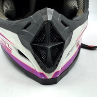 O'Neal Five Series Distortion Motocross Helmet Pink White Size Youth SM