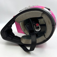 RXT A-627 Racer Edge G1 Motocross Helmet Pink XS Off-Road Gear with Dust Bag
