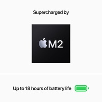 Apple MacBook Air M2 13.6 Inch Midnight MLY33X/A 8GB RAM 256GB SSD