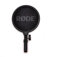 Large View Rode Diaphragm Condenser Microphone with Pop Filter Cradle and Cable