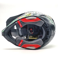 Large View O'Neal 5SRS 2020 Savage Motocross Helmet Black Green White Adult Large