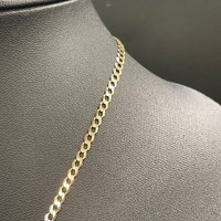 Unisex 9ct Yellow Gold Curb Link Necklace