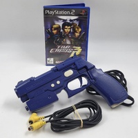 Time Crisis 3 Game with Namco Guncon 2 Controller for PlayStation 2