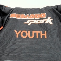 Sea-Doo Spark HD210 Youth Life Jacket 22-40kg Orange Black PFD BRP Logo