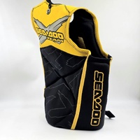Large View Sea-Doo Team Life Jacket HD299 Medium PFD Type 2 Black and Yellow