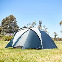 Large View Anko 5 Person Dome Tent with Vestibule 1.6m High Removable Fly Sheet