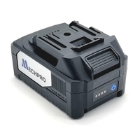 Large View Mechpro MPBPT25 Impact Driver with Head Attachment and 4.0Ah Battery