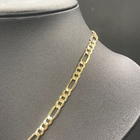 Unisex 9ct Yellow Gold Figaro Link Necklace