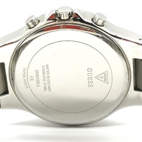 Large View Guess Moonlight Ladies Stainless Steel Silver Dial Watch GW0320L1