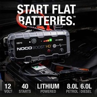 Large View Noco Boost HD GB70 2000A 12V UltraSafe Lithium Jump Starter