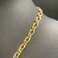 Unisex 18ct Yellow Gold Fancy Link Necklace