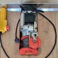 Giantz Electric Hoist Winch 1200W 300kg Load 15m Lift Remote Control Heavy Duty