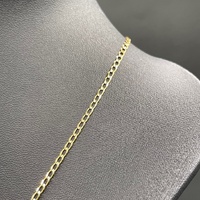 Unisex 9ct Yellow Gold Curb Link Necklace