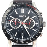 Hugo Boss Allure Chrono Black Dial Mens Watch HB.449.1.34.3673 5 ATM