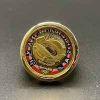 Mens 18ct Yellow Gold Ring 2000 Olympic Achievment $100 Coin Ring