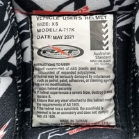 RXT Racer 4 Kids Motocross Helmet XS Magenta Youth Dirt Bike MX Gear A-717K