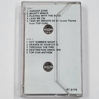 Top Gun 1986 Original Soundtrack Cassette Tape Vintage Movie Music