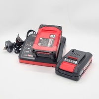 Ozito PXCLTS-018 18V Li-Ion Cordless Grass Trimmer 1.5Ah Batteries Fast Charger