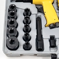 Jutco 40 Piece Air Tool Kit with Case Air Hammer Drill Impact Wrench