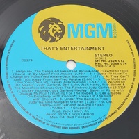 That's Entertainment! 2xLP Vinyl MGM Original Soundtrack Double Record Set