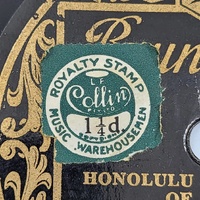 Brunswick In Sunny Hawaii Honolulu Sweetheart of Mine Phonograph Record