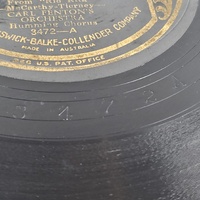 Brunswick 3472 78RPM Carl Fenton's Orchestra Rio Rita Following The Sun Around