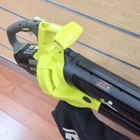 Ryobi OBV1800 Cordless Blower Vacuum 18V Brushless 201km/h Turbo with Bag