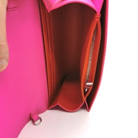 Christian Louboutin Paloma Pink Studded Leather Chain Clutch Bag with COA