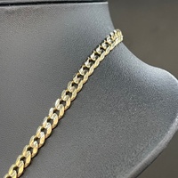 Unisex 9ct Yellow Gold Curb Link Necklace
