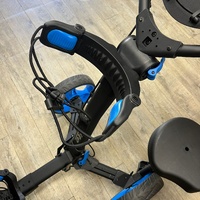 Axglo Tri Lite Deluxe Foldable Golf Buggy Push Trolley with Seat​