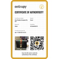 Gucci Sylvie Mini Chain Shoulder Bag Calfskin Leather Black with COA