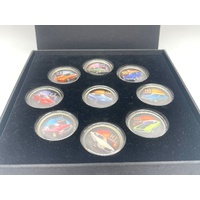 Holden Monaro Gold Plated Australian 9 Pennies Set Limited Edition 3633