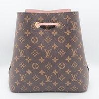 Louis Vuitton NeoNoe M44022 Monogram Canvas Bucket Bag Brown Pink