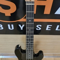 Artist APB 4-String Electric Bass Guitar Black with Strap & Gig Bag