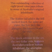 1989 RAM Proof Coin Set Original Inhabitants $2 $1 50c 20c 10c 5c 2c 1c