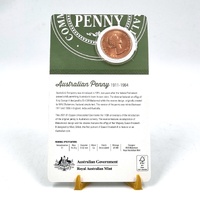 2021 $1 Copper Uncirculated 110th Anniversary Australian Penny Two Coin Set RAM