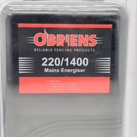 O'Briens Electric Fence Mains Energiser 220/1400