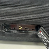 Monster Boombox Bluetooth Speaker MT-BBS04 Black IP66 Waterproof USB-C