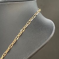 Unisex 9ct Yellow Gold Anchor Link Necklace