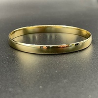 Ladies 9ct Yellow Gold Round Bangle