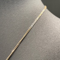 Ladies 9ct Rose Gold Curb Link Necklace & Oval Locket Pendant