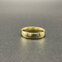 Unisex 9ct Yellow Gold Plain Wedding Band Ring