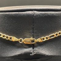 Unisex 9ct Yellow Gold Figaro Link Necklace